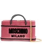 Moschino Box Clutch Bag - Pink