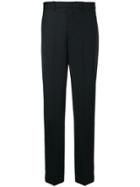 Erika Cavallini Creased Straight Let Trousers - Blue