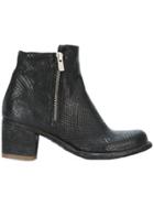 Officine Creative Varda Zip Ankle Boots - Black