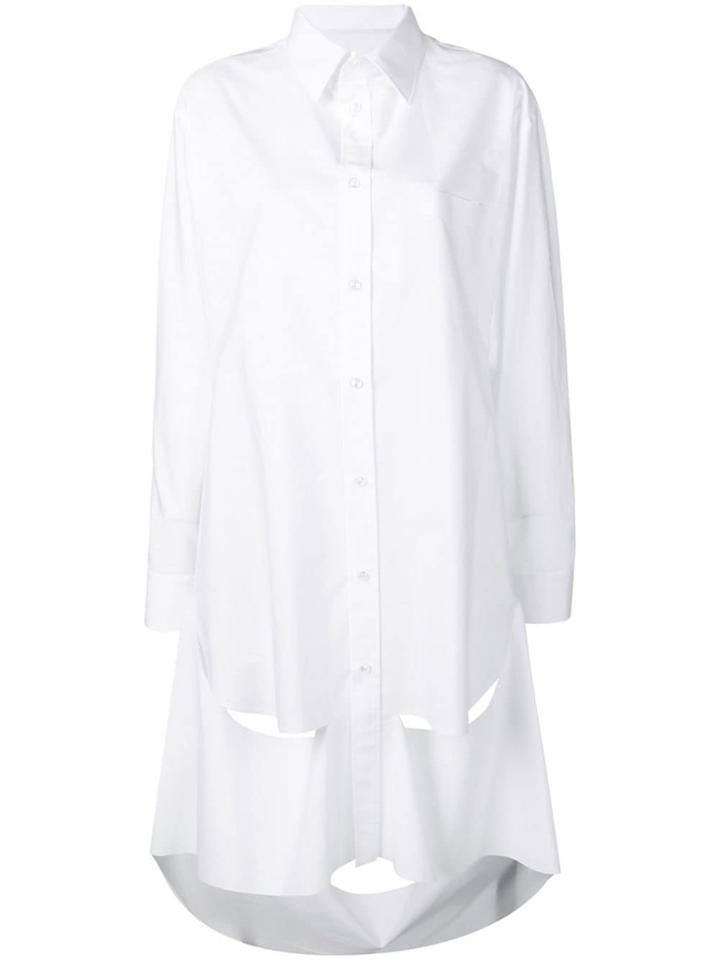Maison Margiela Simple Shirt With Cut-out Detail - White