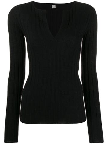 Toteme Knitted Top - Black
