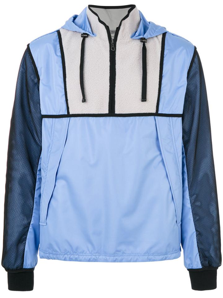 Lanvin Shearling Windbreaker - Blue