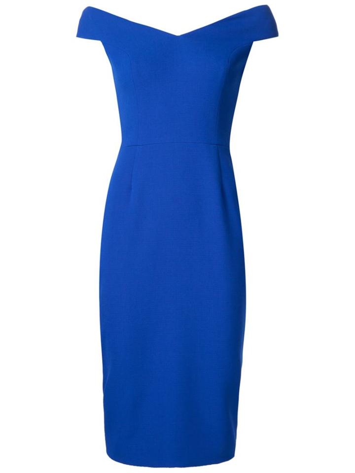 Christian Siriano Wide V-neck Dress
