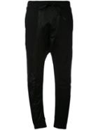 Andrea Ya'aqov - Drop Crotch Joggers - Women - Cotton/polyamide/metal - S, Black, Cotton/polyamide/metal