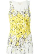 Giambattista Valli Floral Print Fine Knit Top