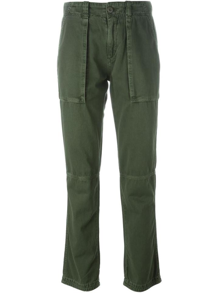 Current/elliott 'the Industrial' Trousers, Women's, Size: 26, Green, Cotton
