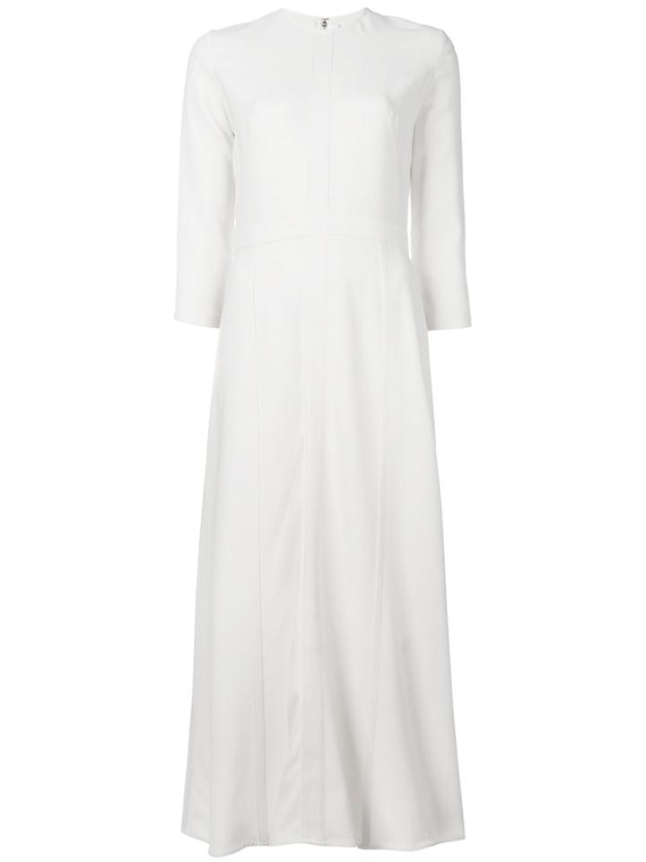 Victoria Beckham Stretch Tailored Maxi Dress - White