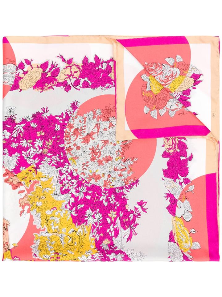 Emilio Pucci Printed Foulard - Pink