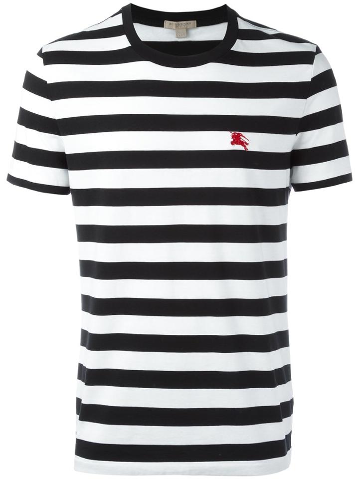 Burberry Striped T-shirt - Black