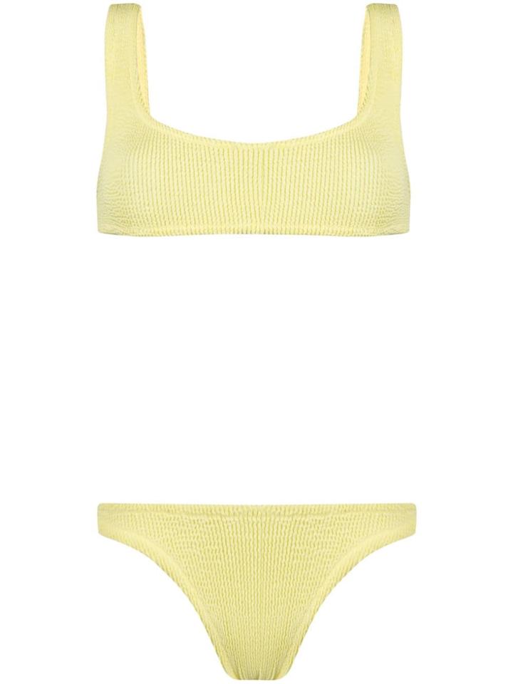 Reina Olga Ginny Scrunch Bikini Set - Yellow