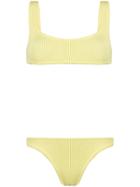 Reina Olga Ginny Scrunch Bikini Set - Yellow