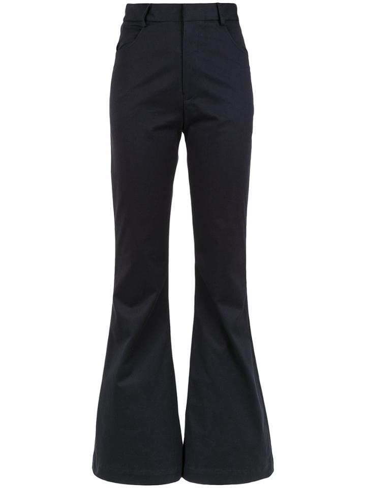 Isolda Selena Flared Trousers - Blue