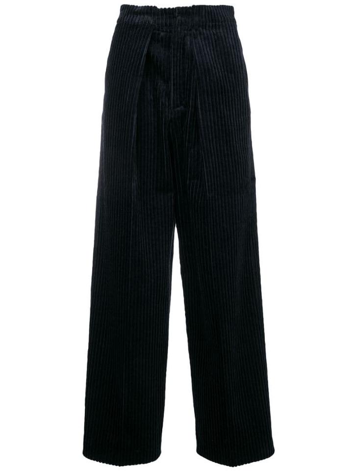 Golden Goose Corduroy Wide Leg Trousers - Blue