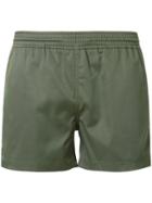 Ron Dorff Slim-fit Swim Shorts - Green