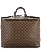 Louis Vuitton Vintage Damier Ebene Luggage Bag - Brown