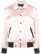 Saint Laurent Je T'aime Teddy Jacket - Pink & Purple