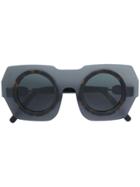 Kuboraum Contrast Frame Sunglasses - Grey
