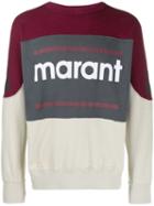 Isabel Marant Contrast Logo Jumper - White