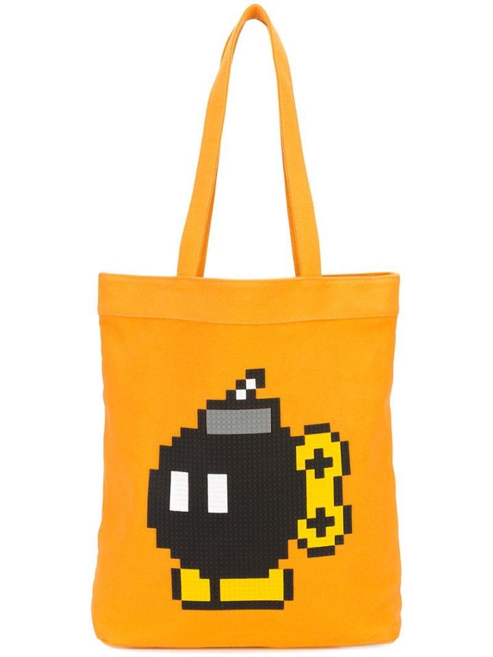 Mostly Heard Rarely Seen 8-bit Da Bomb Tote - Orange