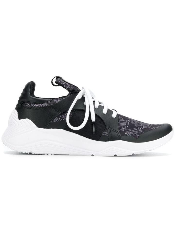 Mcq Alexander Mcqueen Logo Lace-up Sneakers - Black