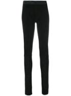 Drome - Skinny Trousers - Women - Leather - L, Black, Leather