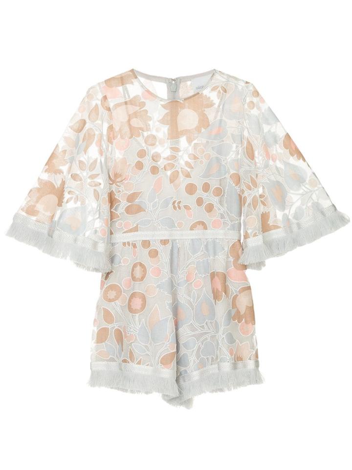Alice Mccall Cherries On Top Playsuit - Brown
