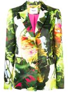 Blugirl Floral Fitted Blazer - Green