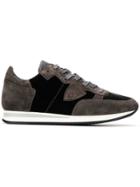 Philippe Model Logo Badge Sneakers - Grey