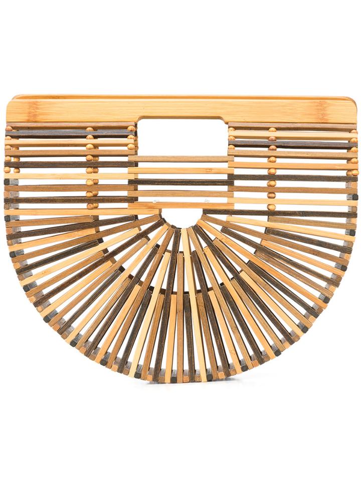 Cult Gaia Ark Clutch Bag - Brown