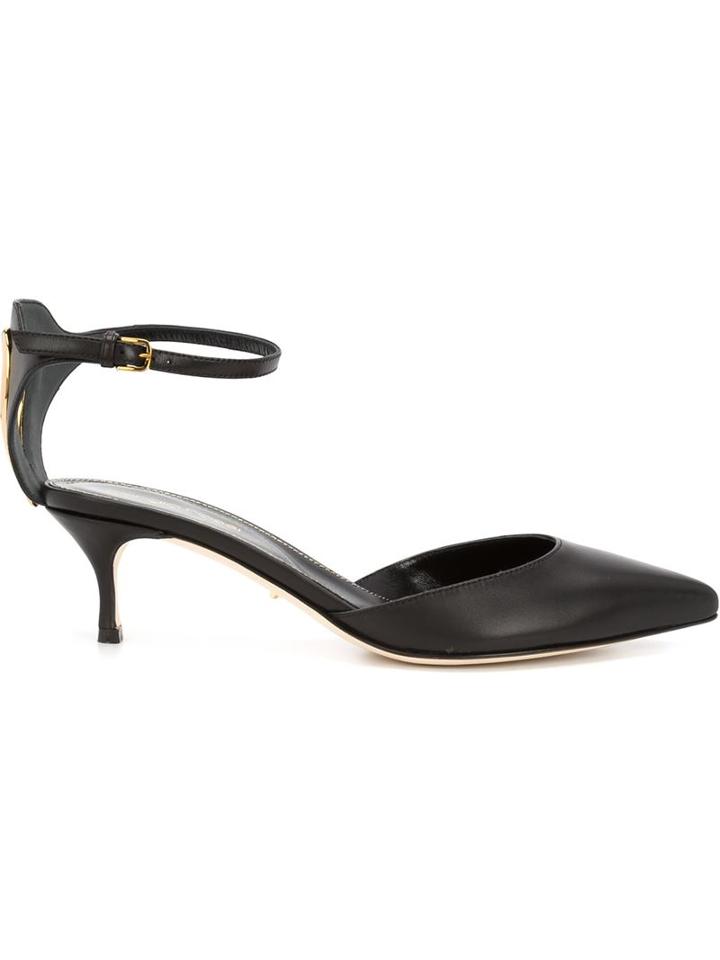 Sergio Rossi Kitten Heel Sandals