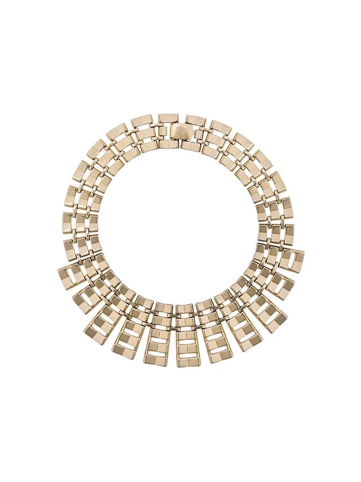 Susan Caplan Vintage 1970s Vintage Monet 18kt Gold Plated Brass