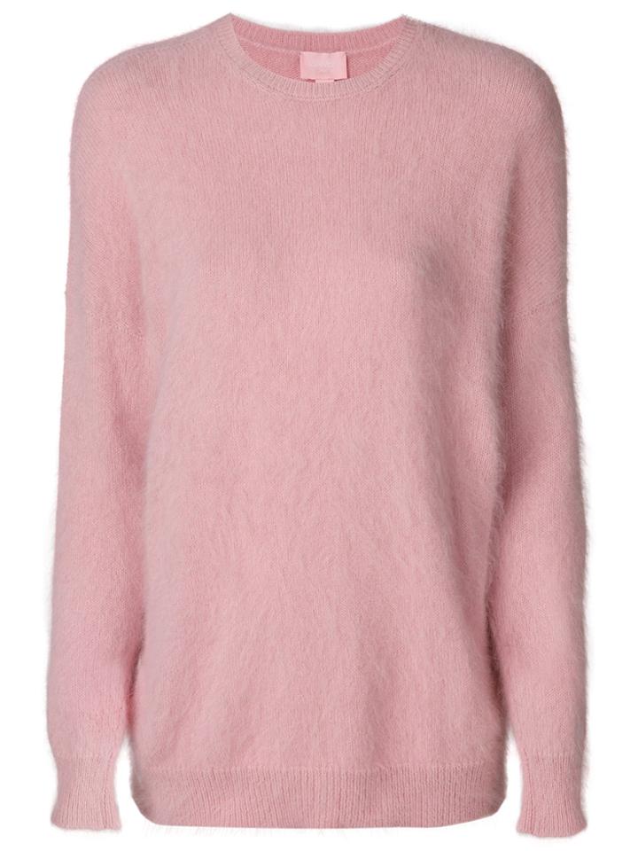 Giamba Crew Neck Jumper - Pink & Purple