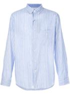 Paul & Shark - Classic Long Sleeve Shirt - Men - Cotton/linen/flax - 39, Blue, Cotton/linen/flax