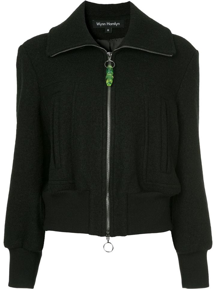 Wynn Hamlyn Lysergic Aviator Jacket - Black