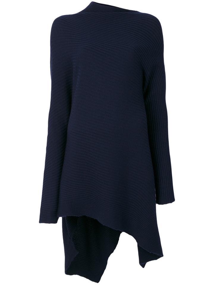 Marques'almeida Asymmetrical Long Top - Blue