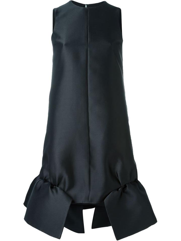 Victoria Victoria Beckham Gathered Hem Detail Dress