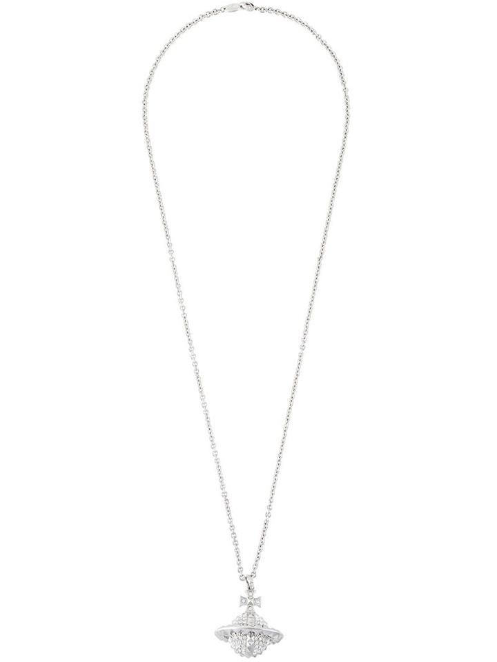 Vivienne Westwood 'orb Pendant' Long Necklace, Adult Unisex, Metallic