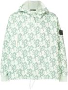 Stone Island Shadow Project Printed Pullover Jacket - Green