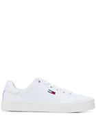 Tommy Hilfiger Lace-up Logo Sneakers - White