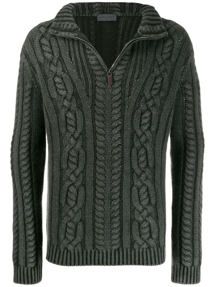 Iris Von Arnim Cable Knit Jumper - Green