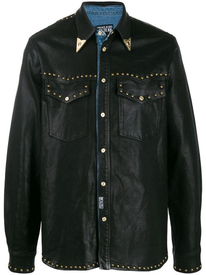 Versace Jeans Couture Western Coated Shirt - Black