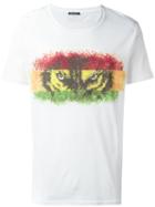 Balmain Wolf Eye T-shirt, Men's, Size: Xs, White, Cotton