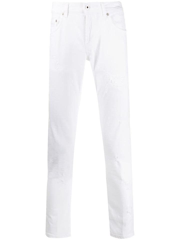 Dondup Newside Carrot-fit Jeans - White