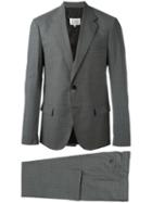 Maison Margiela Micro Check Two-piece Suit, Men's, Size: 46, Grey, Virgin Wool/viscose/cotton