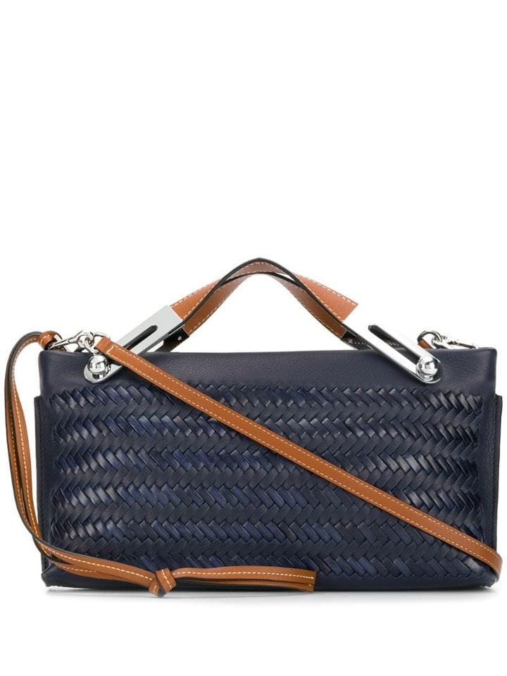 Loewe Missi Woven Small Bag - Blue