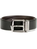 Burberry Classic Reversible Belt, Men's, Size: 105, Black, Leather