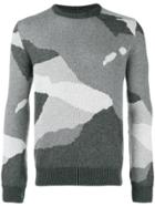 Woolrich Camouflage Knit Sweater - Grey