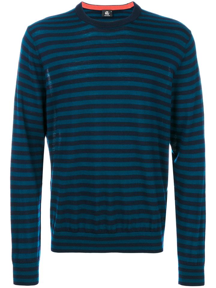 Ps By Paul Smith Knitted Sweater - Blue