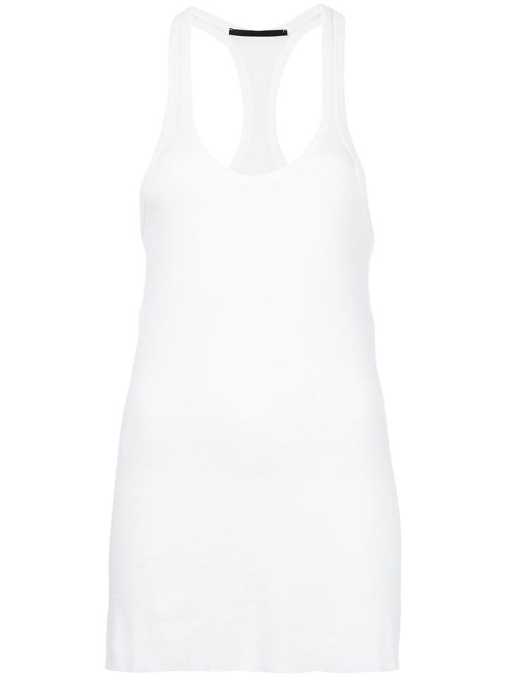 Haider Ackermann Fitted Tank Top - White