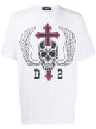 Dsquared2 Skull D2 T-shirt - White